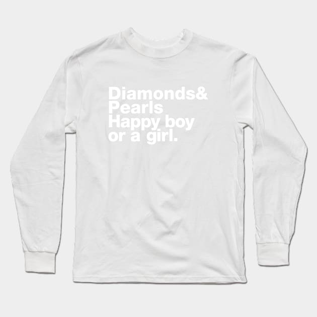 Diamonds & Pearls: Lyrical Jetset Long Sleeve T-Shirt by HustlerofCultures